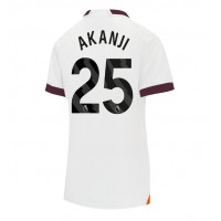 Maglie da calcio Manchester City Manuel Akanji #25 Seconda Maglia Femminile 2023-24 Manica Corta